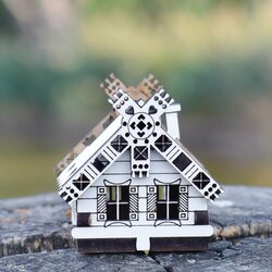 Domček - dekoratívna ozdoba 