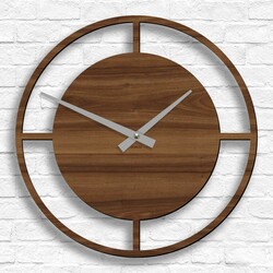 Modern Clock for the Kitchen - Luxury | Walnut