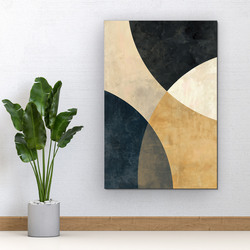 Abstract art on wood - Contrast
