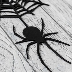 Wooden Halloween Decoration - Spider