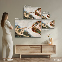 Obraz Michelangelo - Stvorenie Adama