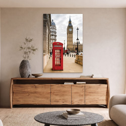 Wooden picture of London - Big Ben