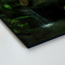 Wooden Wall Art - Jaguar in the Jungle