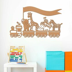 Wall Sticker for Kids - Animals on the Train | Beech