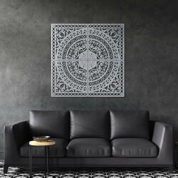 Exclusive Mandala Wall Art | Silver