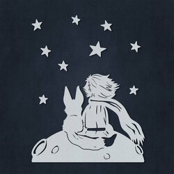 A kis herceg falmatrica gyerekeknek | Ezüst