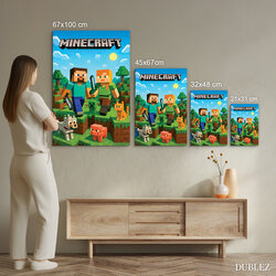 Dětský barevný obraz - Minecraft