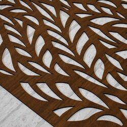 Wooden Wall Panel - Leaves | Walnut