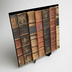 Wooden picture - Books