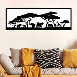 Fa falikép - Afrika | Fehér / Fekete