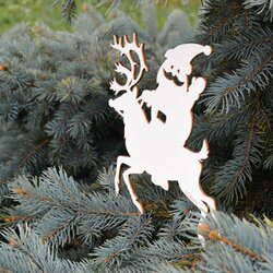 Santa Claus dekorácia na okno  | Topoľová preglejka