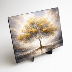 Fából készült fa kép - Az élet fénye