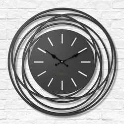Modern wooden clock - Orbit | Anthracite Gray