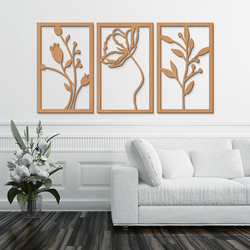 Multi-Panel Wall Art - Flowers | Beech