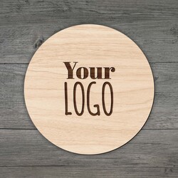 Custom logo coaster