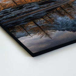 Wall painting of nature - Autumn in the mountains