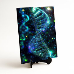 Drevený obraz - DNA