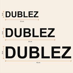 Vlastný nápis / text na dvere z dreva