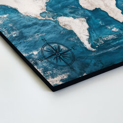 Mapa světa na stěnu