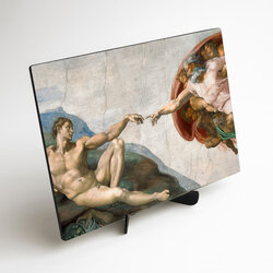 Obraz Michelangelo - Stvorenie Adama