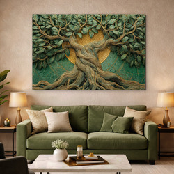 Farebný obraz stromu života - Prosperita