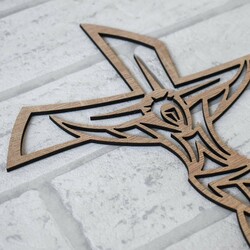 Modern Cross on the Wall | Oak Sonoma