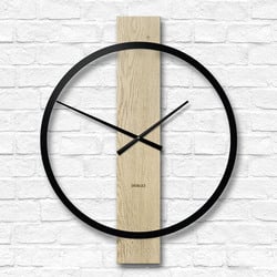 Minimalistické nástěnné hodiny - Circle Line | Dub Artisan