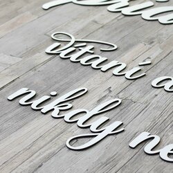 Nalepovací citát o rodine, láske a priateľstve  | Biela