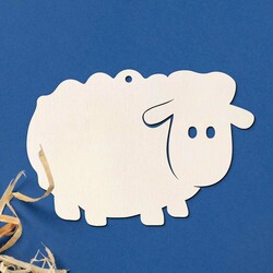 DIY - Wooden Easter Decoration - Little Lamb