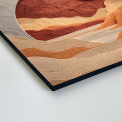 Wooden picture - Sandy sun