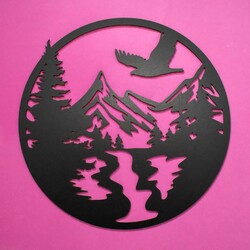 Wall Art - Mountains | Black