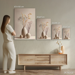 Minimalist flower painting