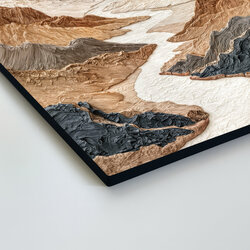 Minimalistický obraz krajiny - Ticho hôr