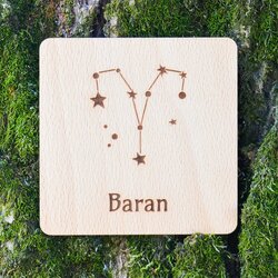 Podložka pod pohár - Znamenie baran hviezdy