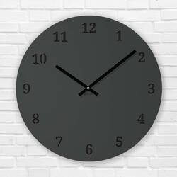 Design Wall Clock - Basic | Anthracite Gray