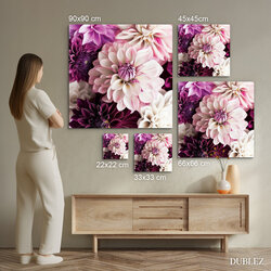 Wooden Flower Wall Art