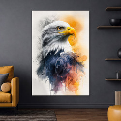 Designer wall art - Painted eagle