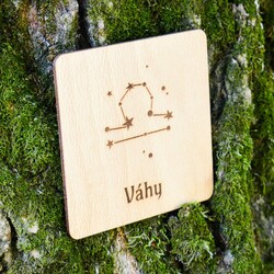 Podložka pod pohár - Znamenie Váhy hviezdy