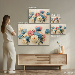 Pastel Flower Wall Art