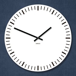 Nástenné hodiny z dreva - Zen | Biela