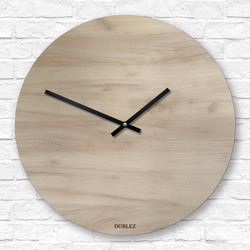 Wall clock - Empty | Cream Oak