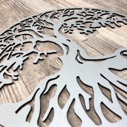 Wooden Picture Tree of Life - Chokmah | Silver