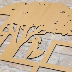 Tree with Photo Frames on the Wall | Maple