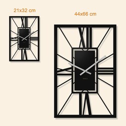 Wooden Roman Numeral Clock - Arch Deco | 44x66 cm