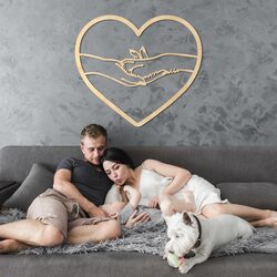 Nástenná dekorácia - Psia láska | Javor