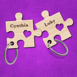 Valentine&#039;s Gift - Keychain 2 Puzzle