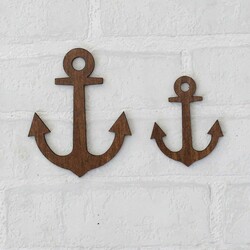 Lodná kotva z dreva  | Orech