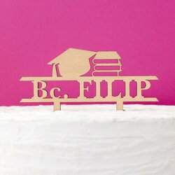 Zápich do torty k promóciám - s menom a titulom | Javor