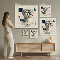 Drevený obraz sochy - Metamorfóza