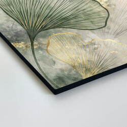 Moderný drevený obraz - Ginkgo Linea